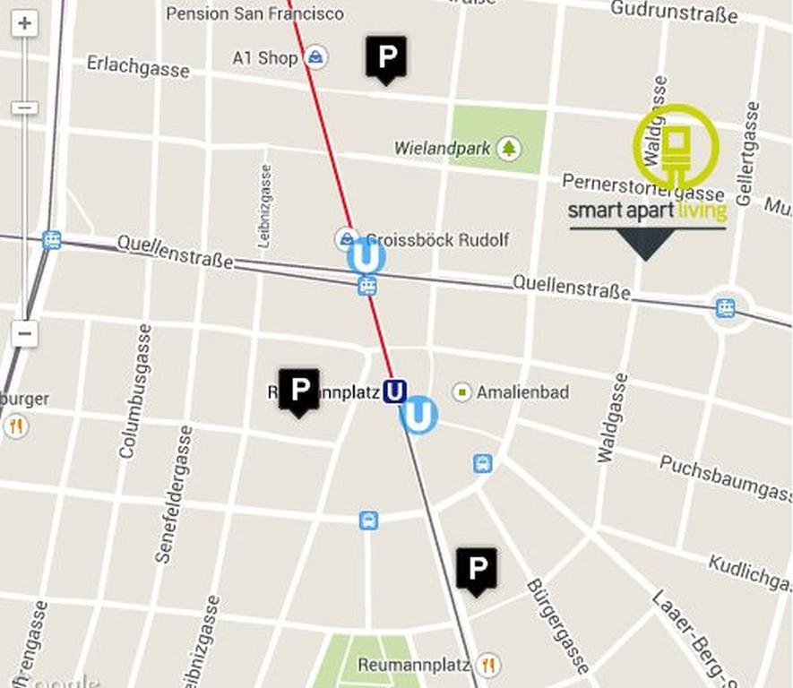 Smart Apart Living - Wien Hauptbahnhof - Self Check-In Bagian luar foto